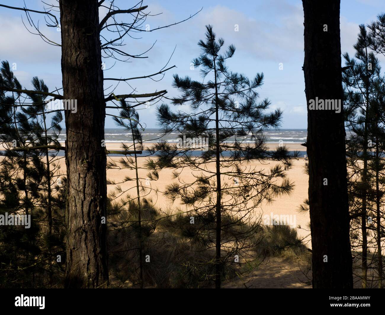 Wells-next-the-Sea Beach, Norfolk, Großbritannien Stockfoto