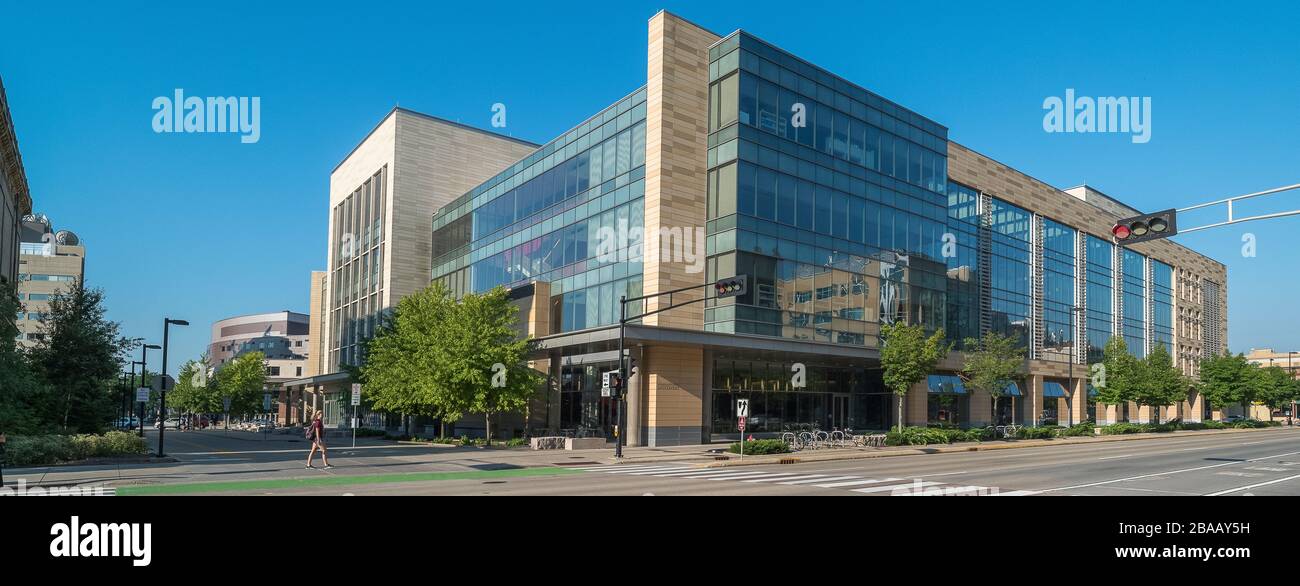 Blick auf die University of Wisconsin-Madison, Madison, Dane County, Wisconsin, USA Stockfoto