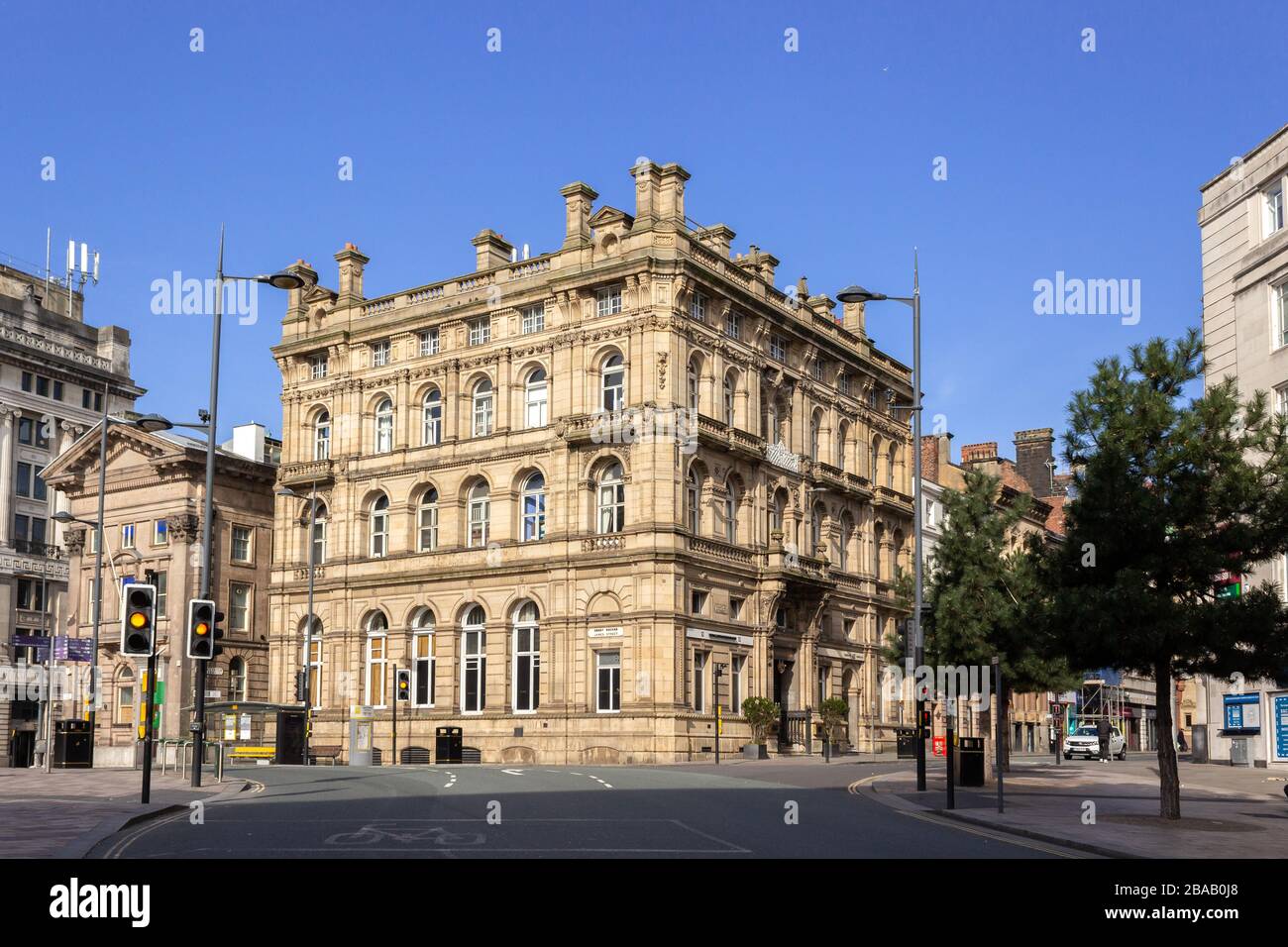 Nachbarschaft Liverpool Hotel, 62 Castle Street, ehemaliges Bankgebäude, Liverpool Stockfoto
