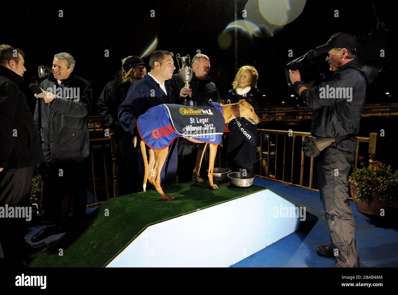 ST Leger-Gewinner und Gewinner von Connections Stockfoto