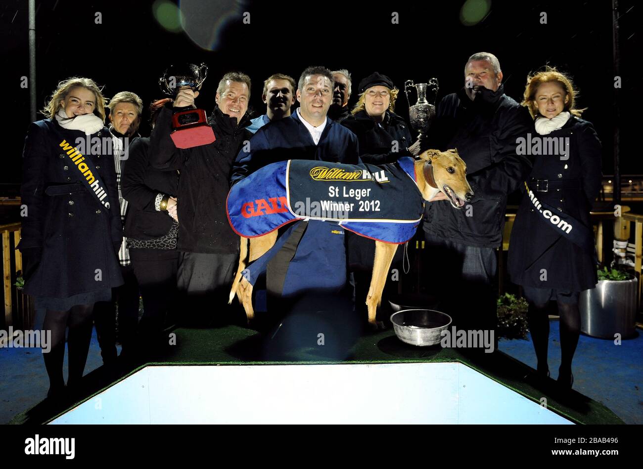 ST Leger-Gewinner und Gewinner von Connections Stockfoto