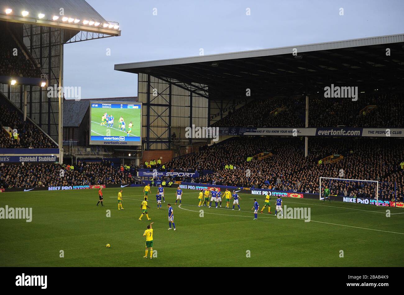Allgemeine Ansicht der Aktion Stockfoto
