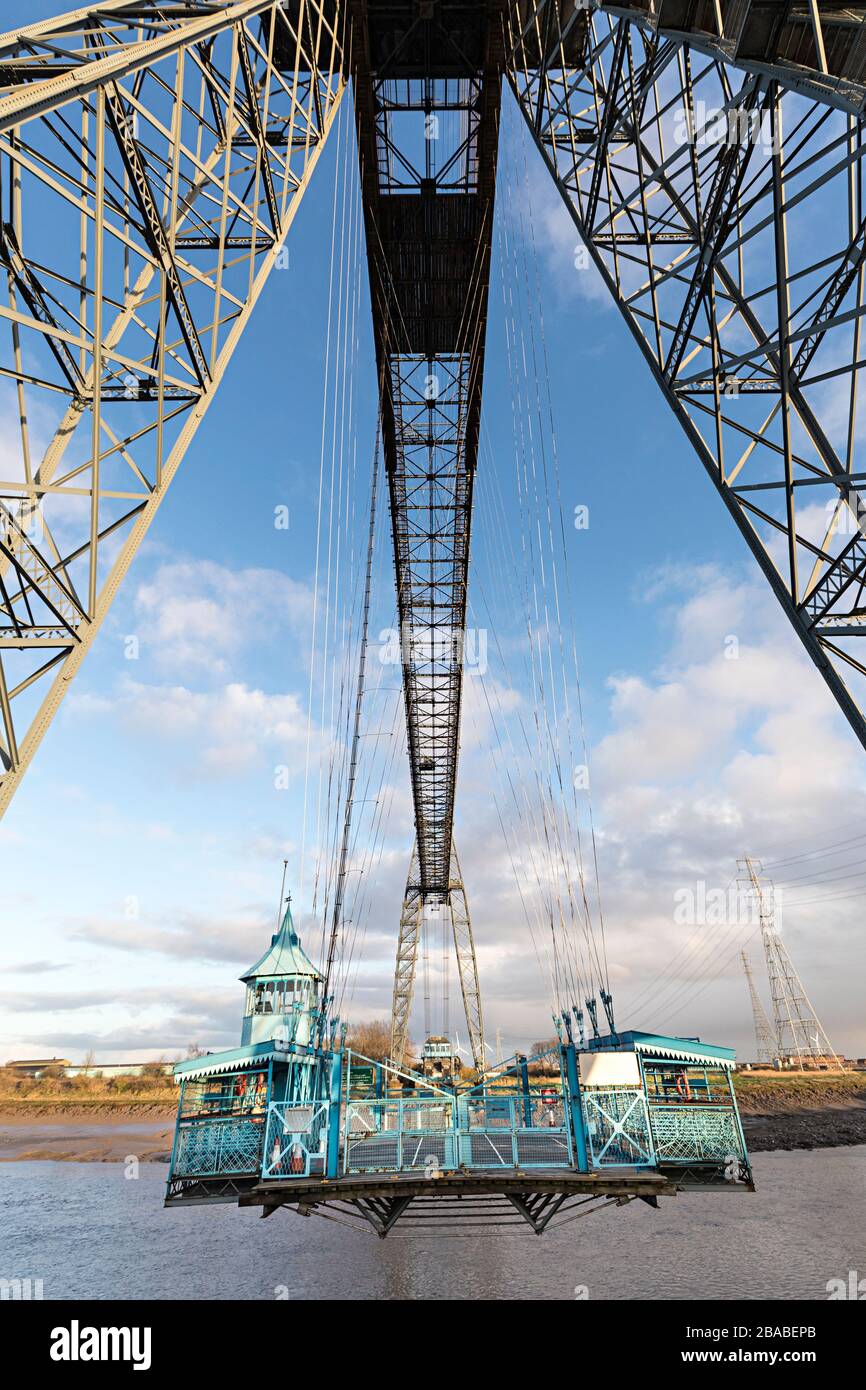 Transporter Bridge, Newport, Wales, Großbritannien Stockfoto