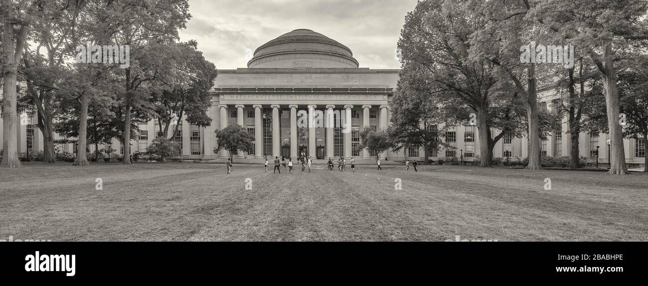 Blick auf Massachusetts Institute of Technology, Cambridge, Massachusetts, USA Stockfoto