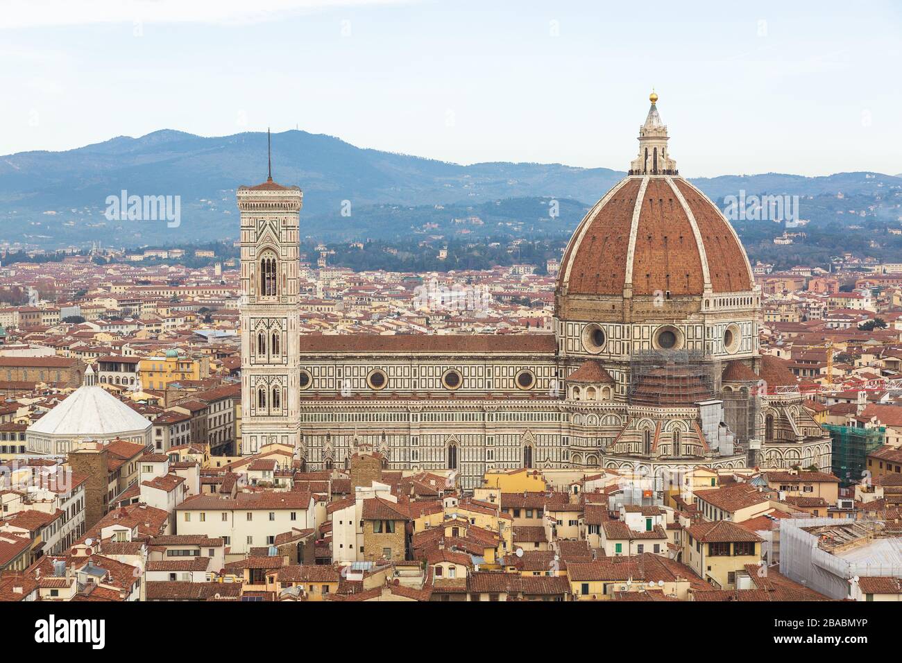 Dom di Firenze, Kathedrale von Florenz, Marienkathedrale der Blume, Architektur der italienischen Renaissance Stockfoto