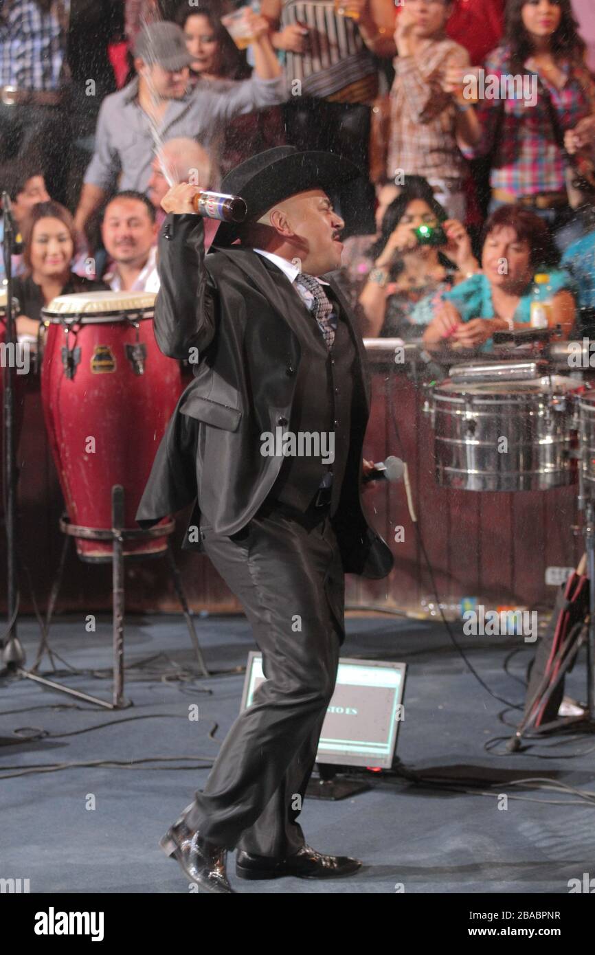 Lupillo Rivera durante su concierto en el Palenque de la Expogan, el 10 de Mayo del 2013 en Hermosillo. Stockfoto