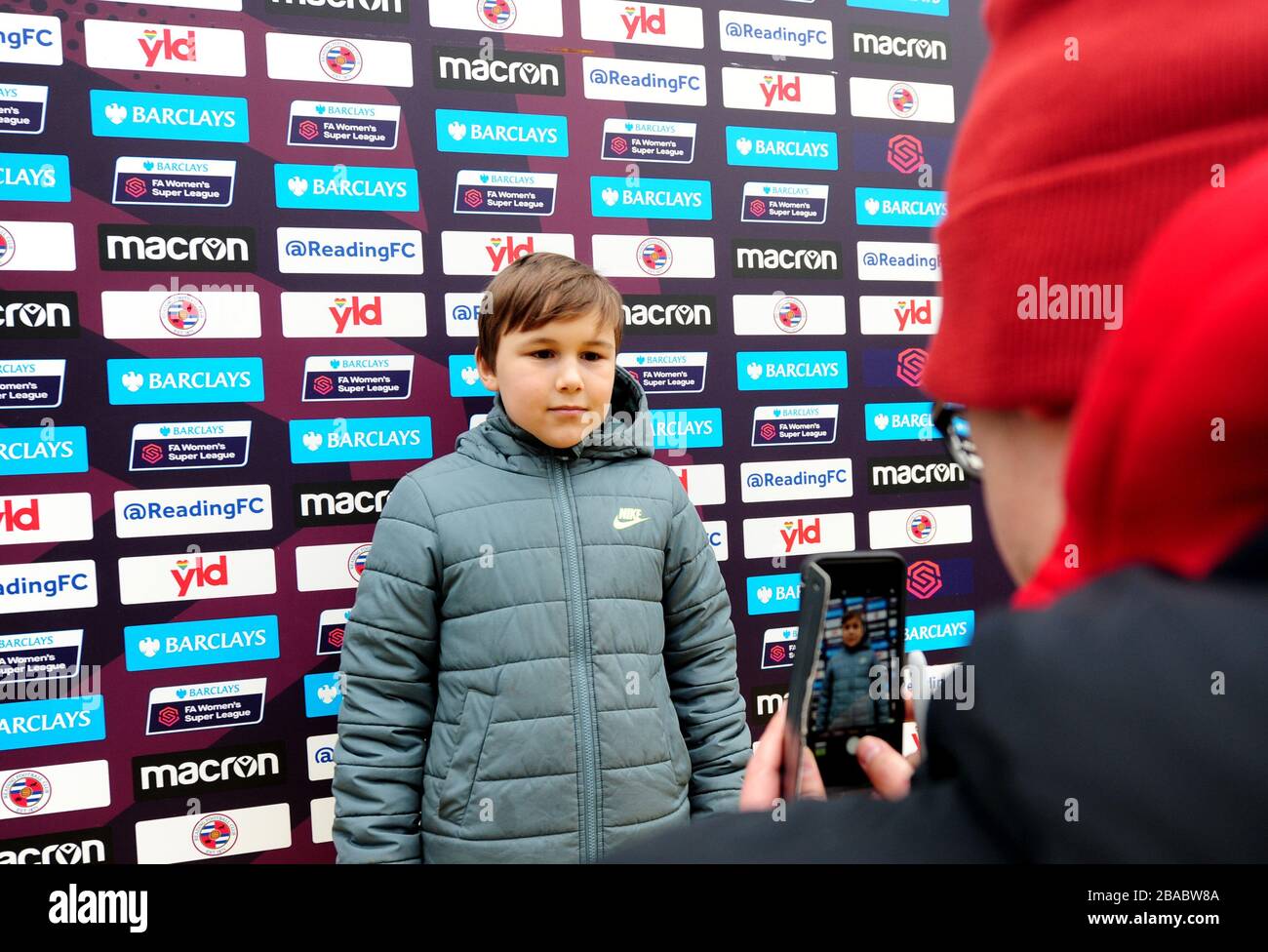Ein allgemeiner Blick auf einen Ventilator im Adams Park Stockfoto