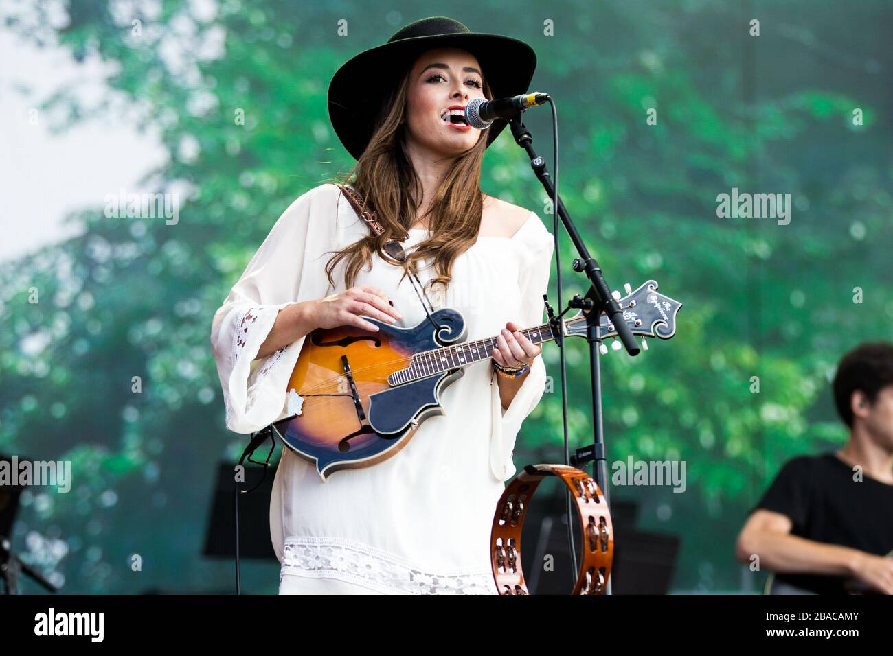 London, Großbritannien - 5. Juli 2019: Tje Wandering Hearts tritt live auf der Bühne bei British Summertime im Hyde Park, London, England auf. London, England. Stockfoto