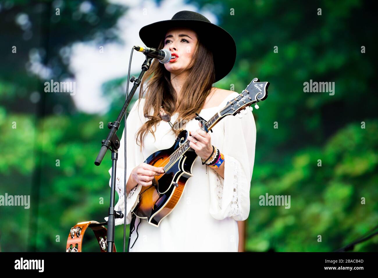 London, Großbritannien - 5. Juli 2019: Tje Wandering Hearts tritt live auf der Bühne bei British Summertime im Hyde Park, London, England auf. London, England. Stockfoto