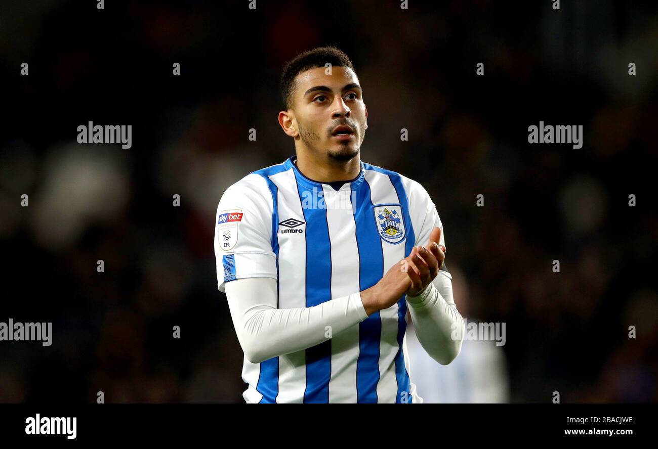 Karlan Grant von Huddersfield Town Stockfoto