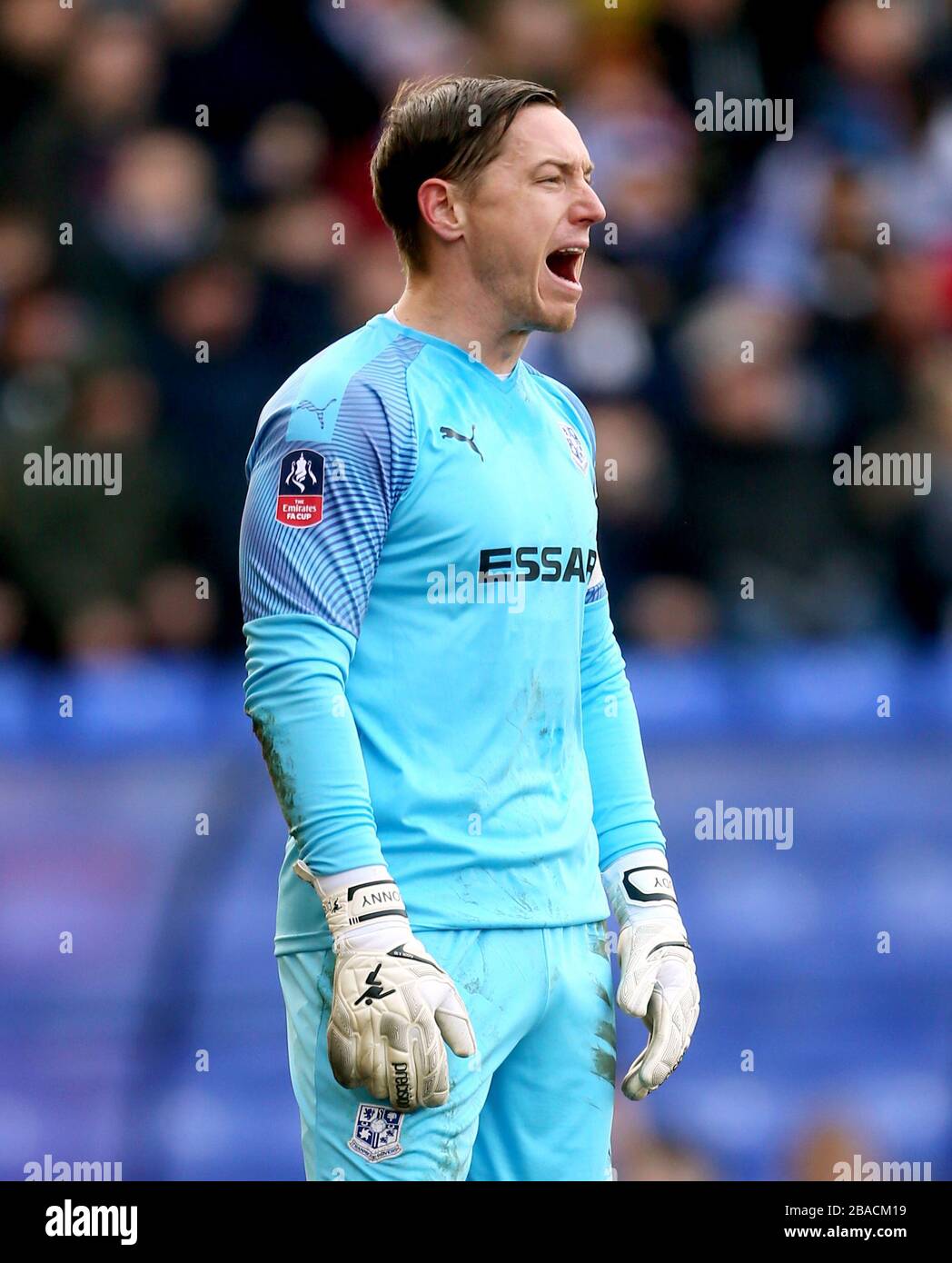 Tranmere Rovers Torhüter Scott Davies Stockfoto