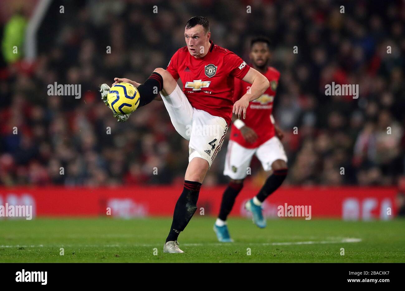 Manchester United ist Phil Jones Stockfoto