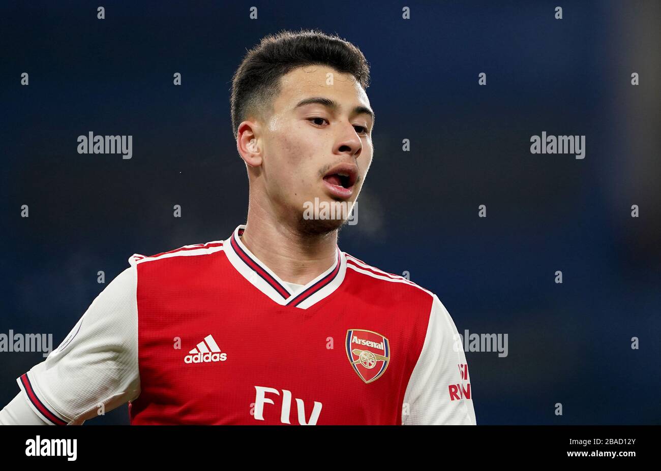 Von Arsenal Gabriel Martinelli Stockfoto