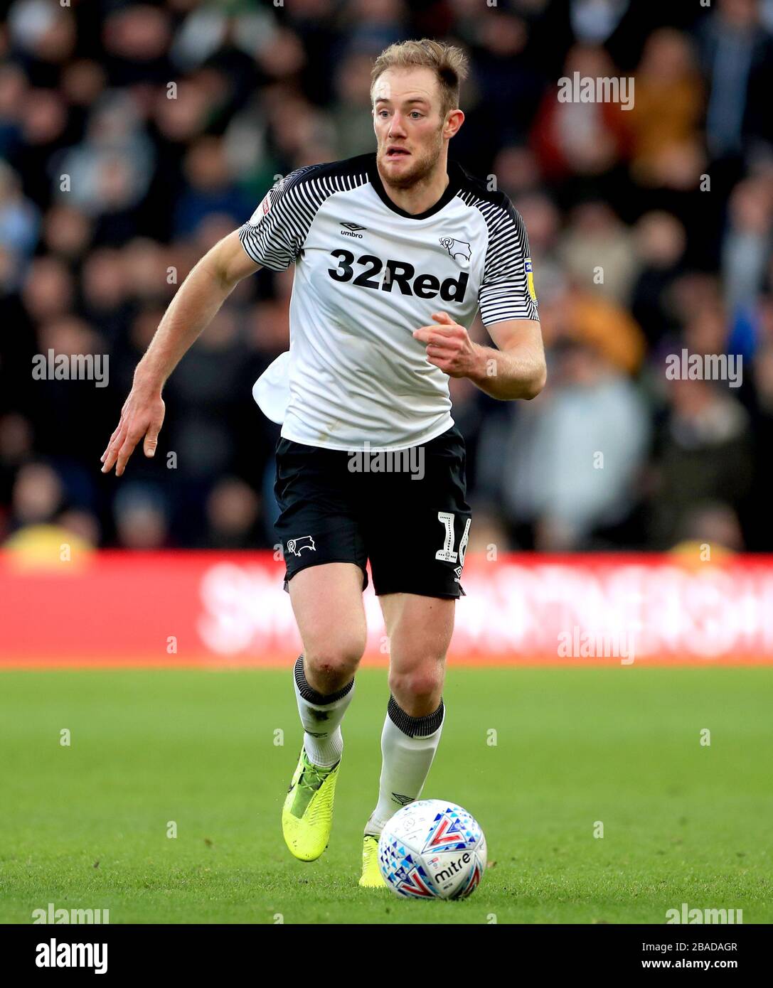 Matt Clarke von Derby County im Einsatz Stockfoto