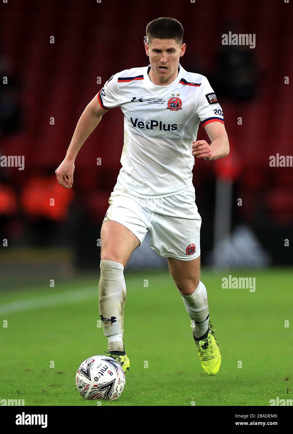 Danny Philliskirk von AFC Fylde Stockfoto