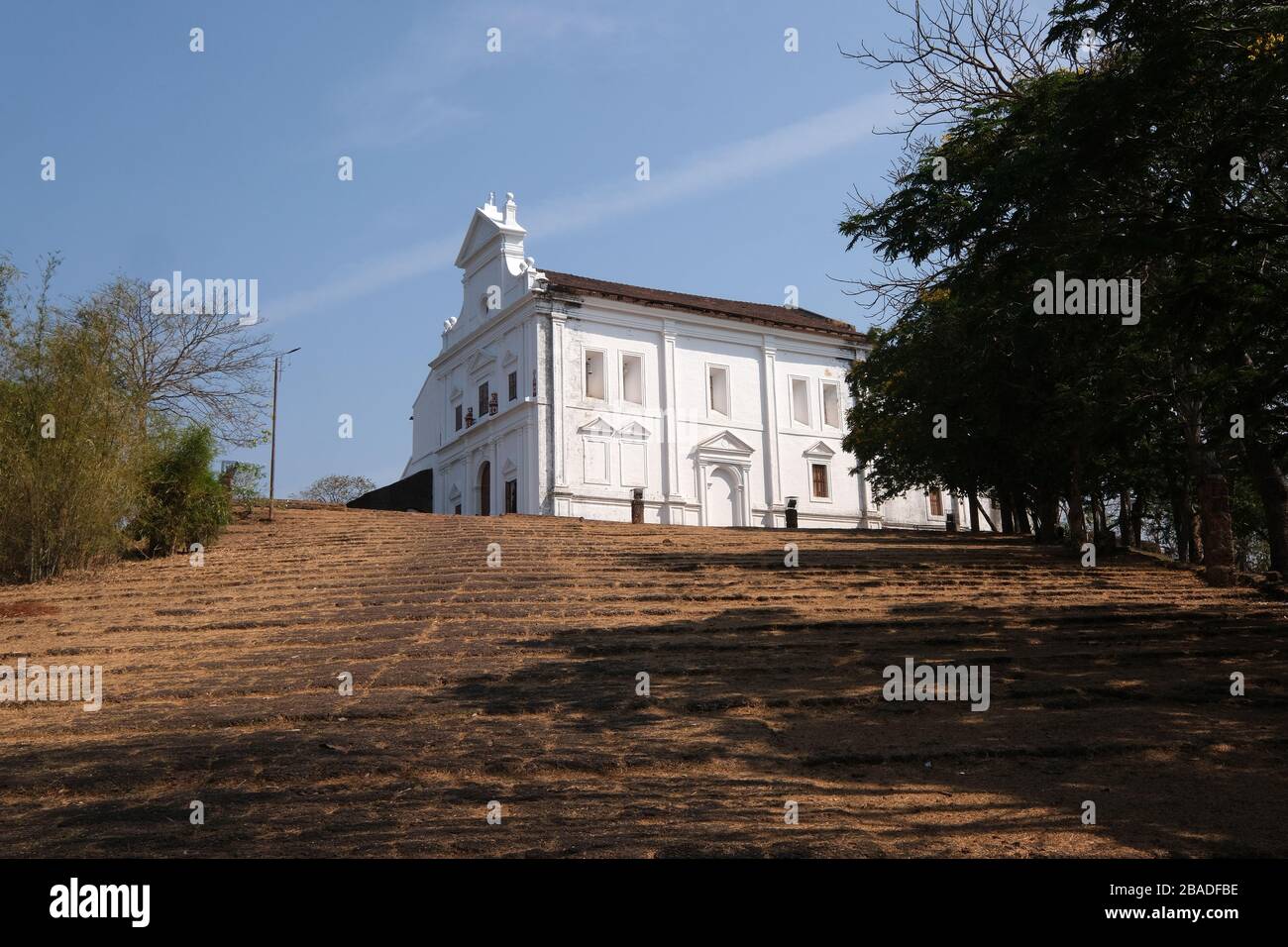 Kapelle Unserer Lieben Frau von den Berg, Old Goa, Indien Stockfoto