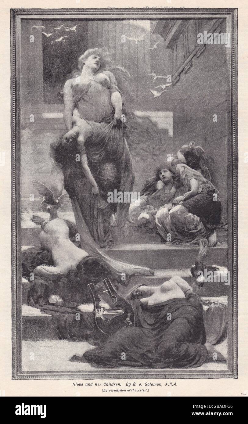 Niobe greek mythology Fotos und Bildmaterial in hoher Auflösung Alamy