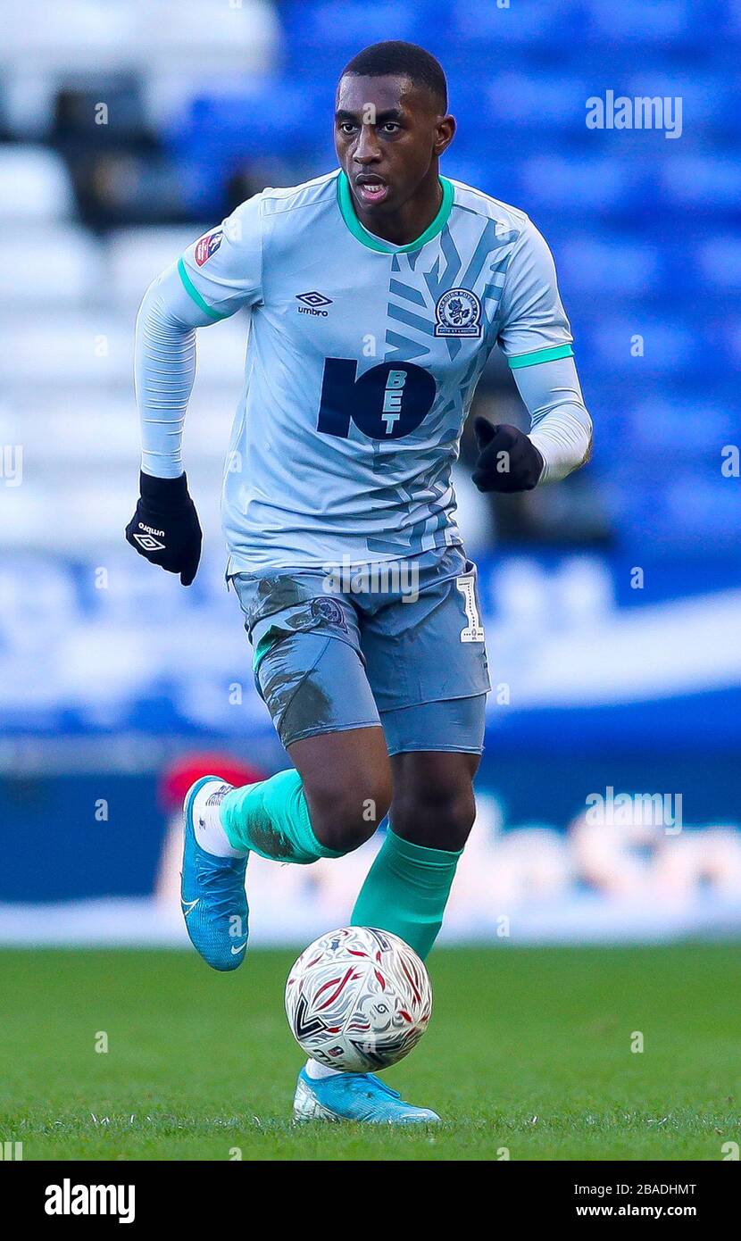 Blackburn Rovers' Amari'i Bell während des dritten Runden Matches des FA Cup im St Andrew's Billion Trophy-Stadion Stockfoto