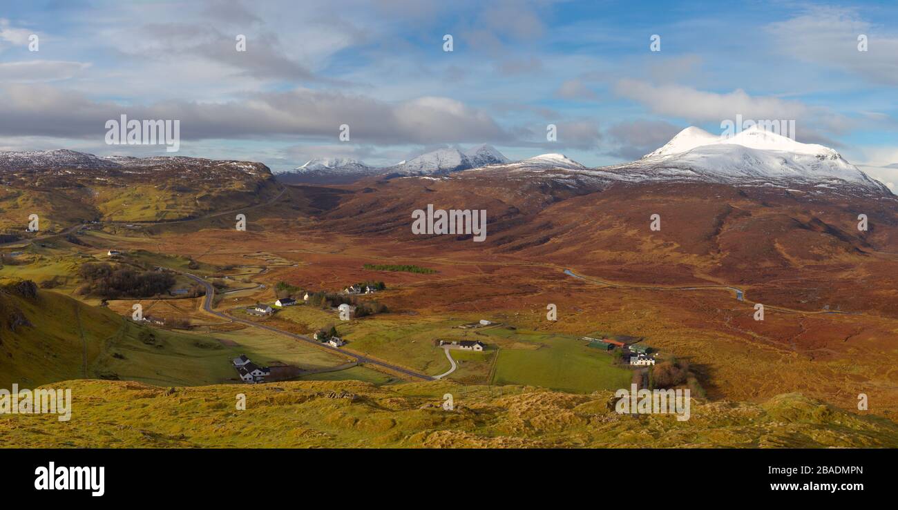 Elphin Community, Wester Ross, Schottland Stockfoto