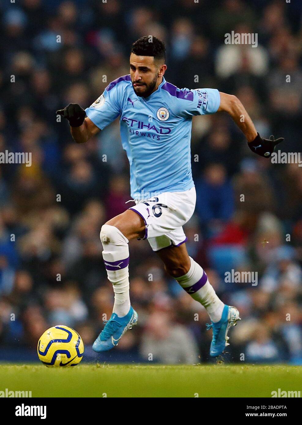 Von Manchester City Riyad Mahrez Stockfoto