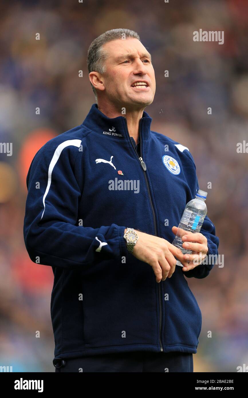 Nigel Pearson, Leicester City Manager Stockfoto