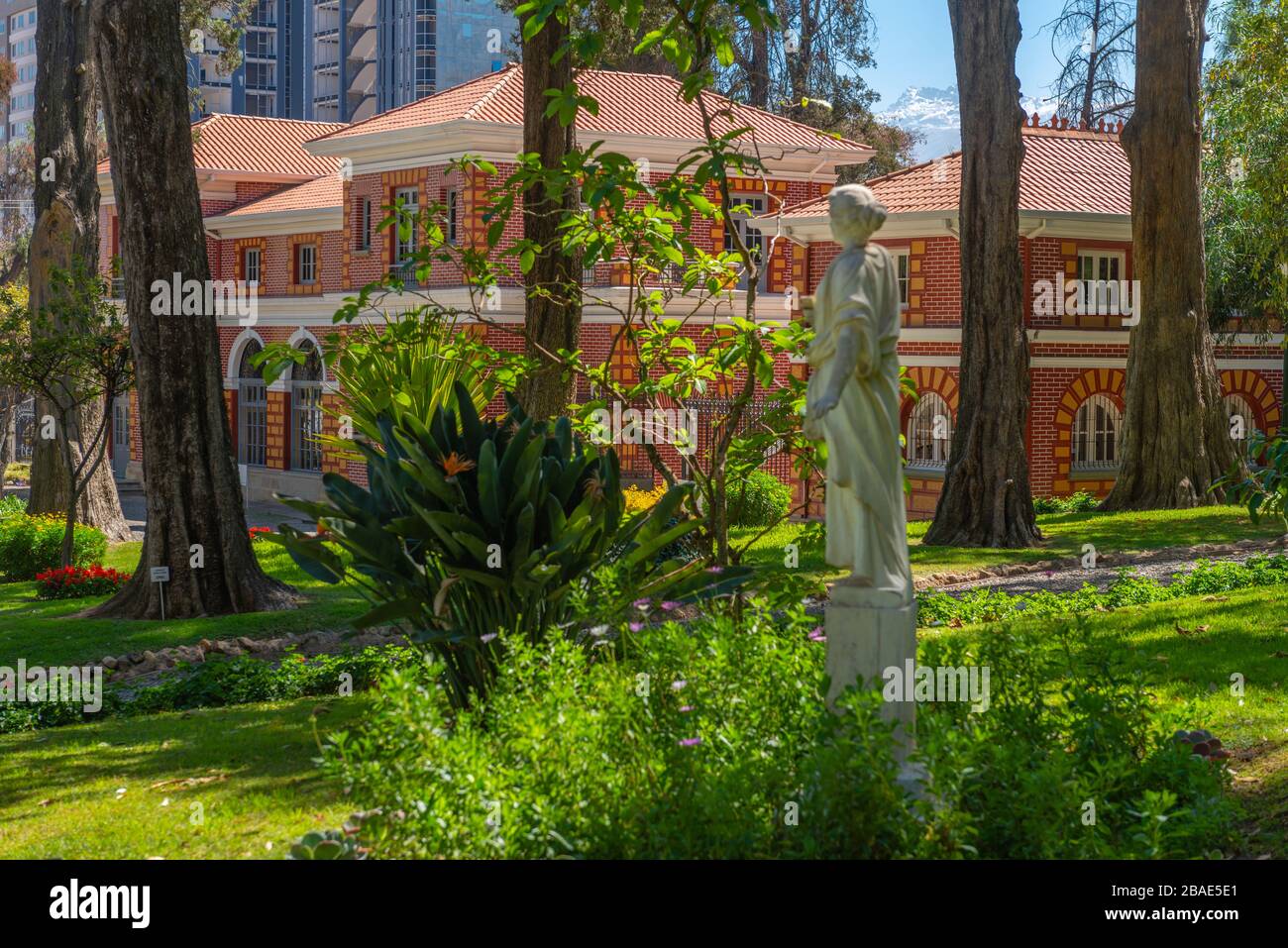 Bushaus des Palacio de los Portales oder Portales Palace, Cochabamba City, Department Cochabamba, Cordillera Oriental, Bolivien, Lateinamerika Stockfoto