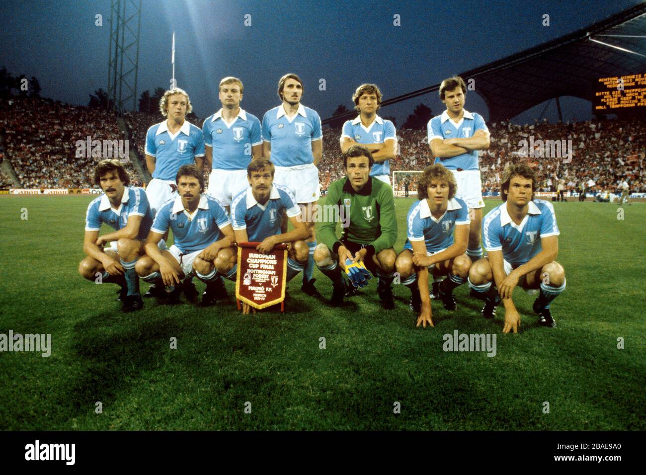 Malmö FF-Teamgruppe Stockfoto