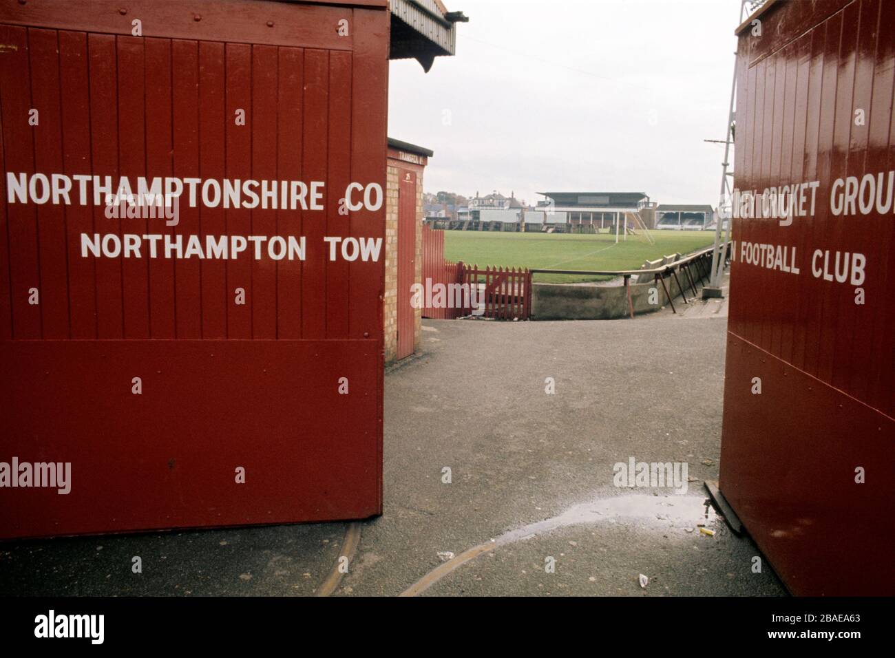 The County Ground, Heimstadion des Northampton Town Football Club Stockfoto