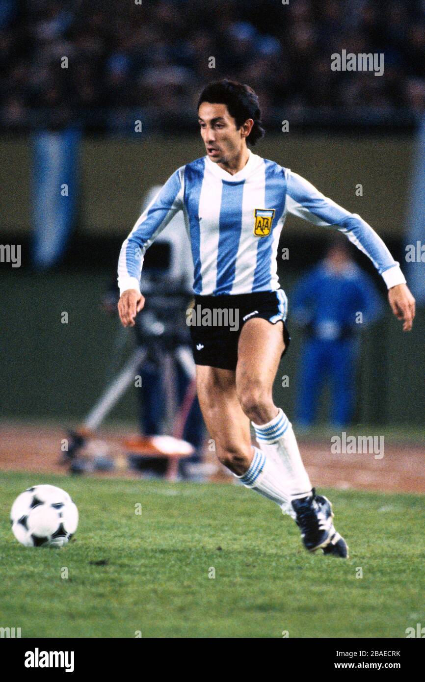 Osvaldo Ardiles, Argentinien Stockfoto