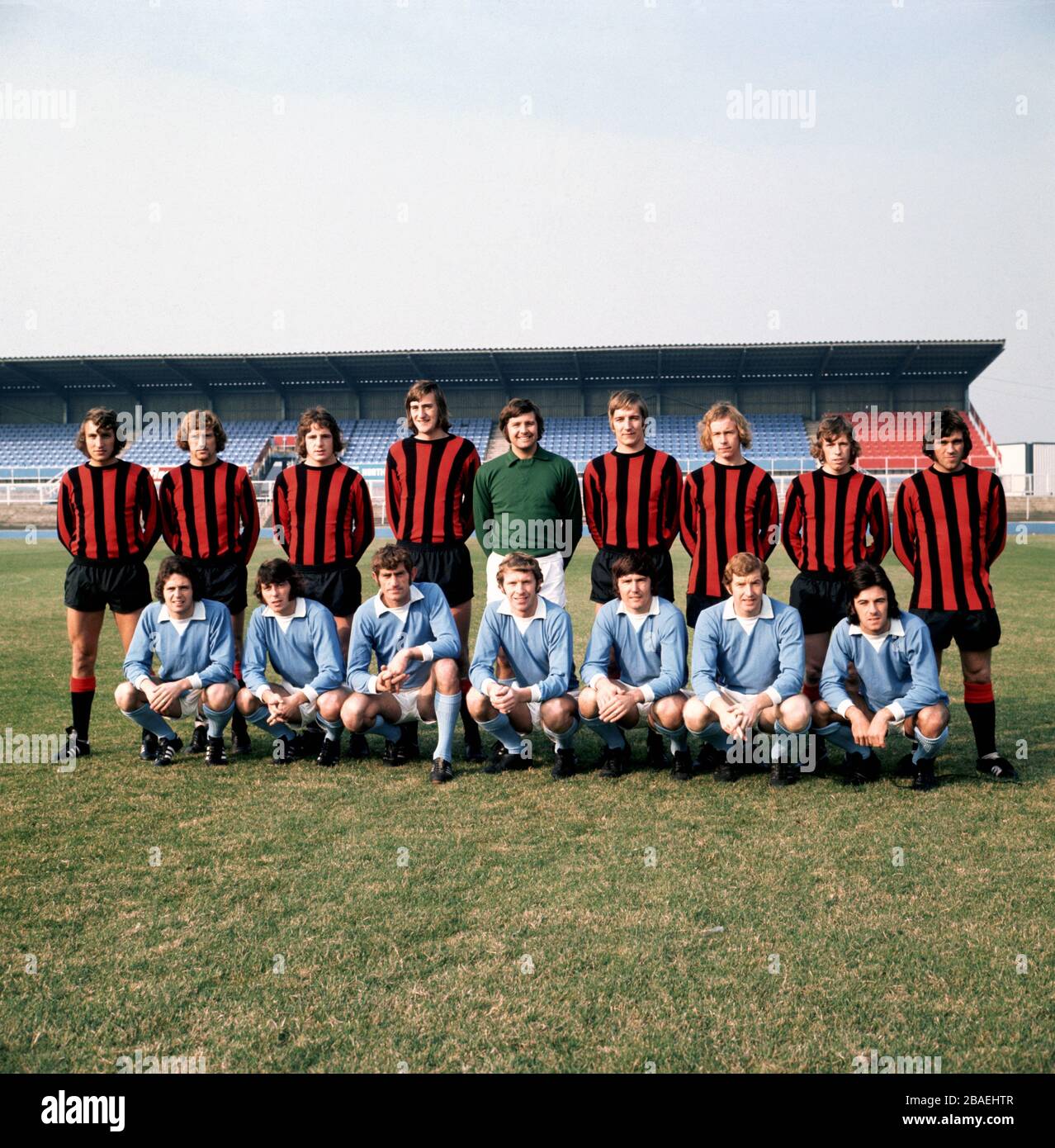 Hartlepool 1971-72 mit Neil Warnock (Back Row, l) Stockfoto