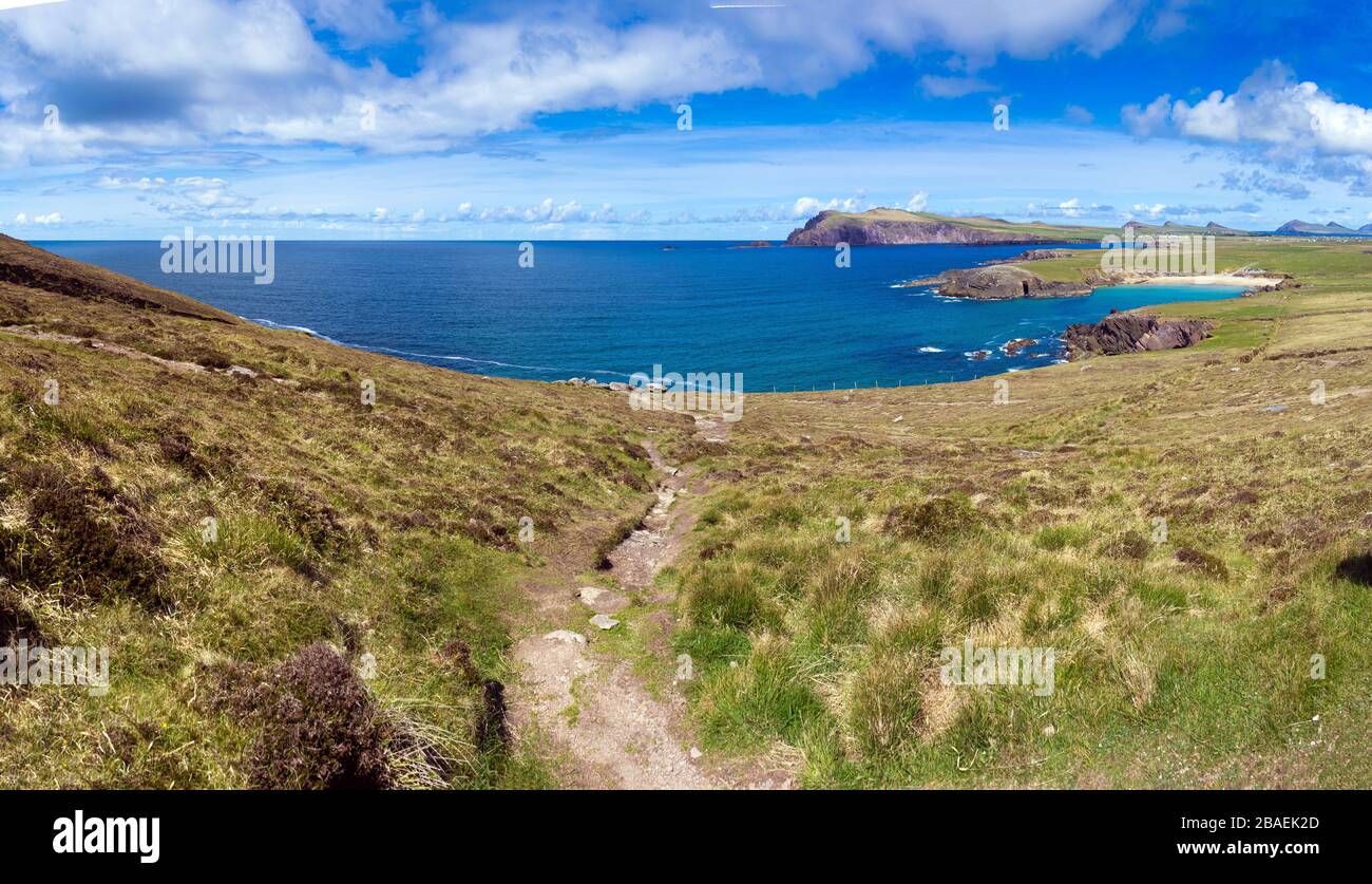 Dingle Peninsula - Blick von Clogher Head, Irland Stockfoto