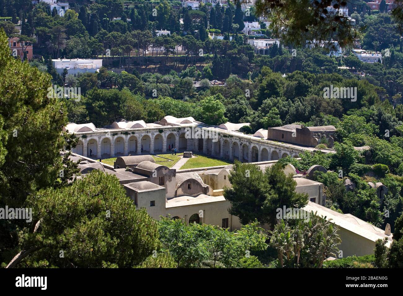 Certosa di S.Martino,Capri Insel, Neapel, Kampanien, Italien, Europa. Stockfoto