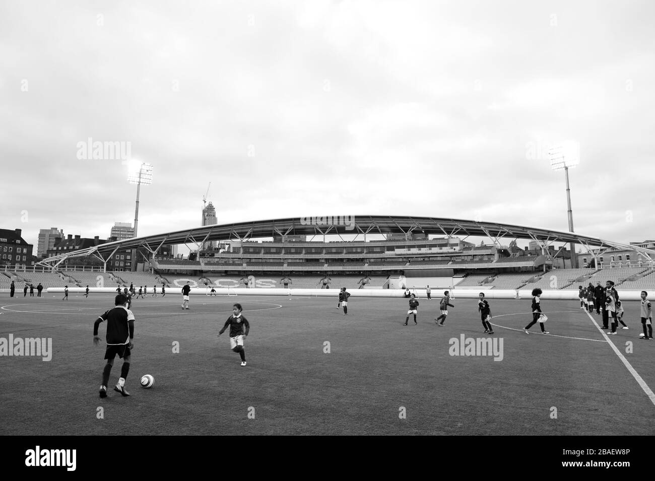 Eine allgemeine Ansicht des Kia Oval während des Final-Rematch-Events des FA Cup Stockfoto