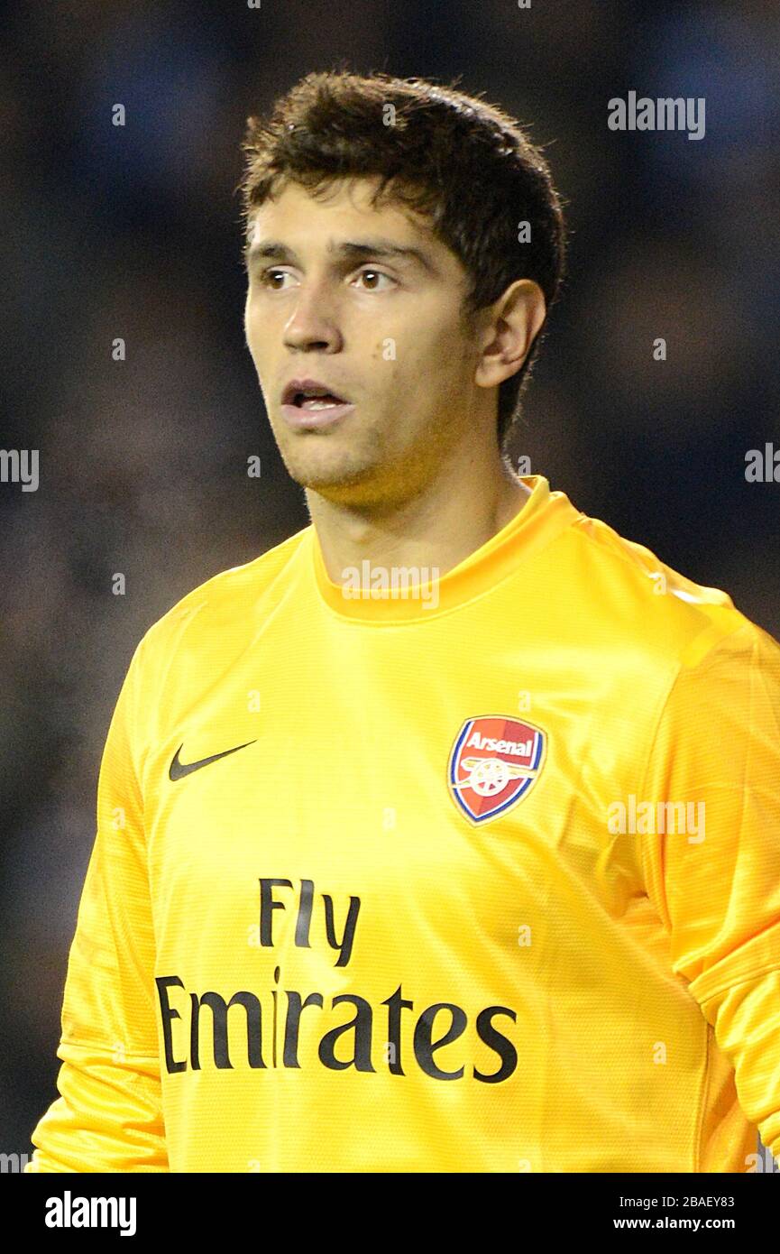 Arsenal Torwart Damian Martinez Stockfoto