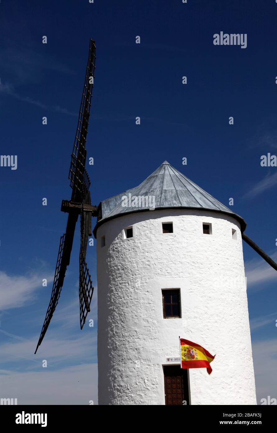 Campo de Criptana, Ciudad Real, La Mancha, Spanien Stockfoto