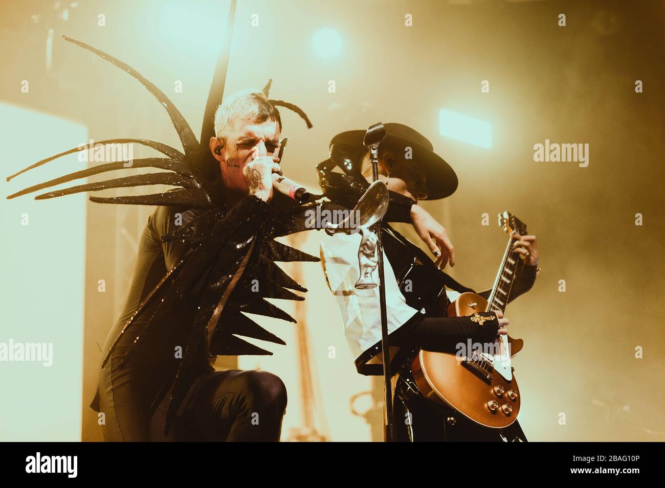 Mailand Italien 7. Oktober 2019 Achille Lauro lebt in Fabrique © Giulia Manfieri/Alamy Stockfoto