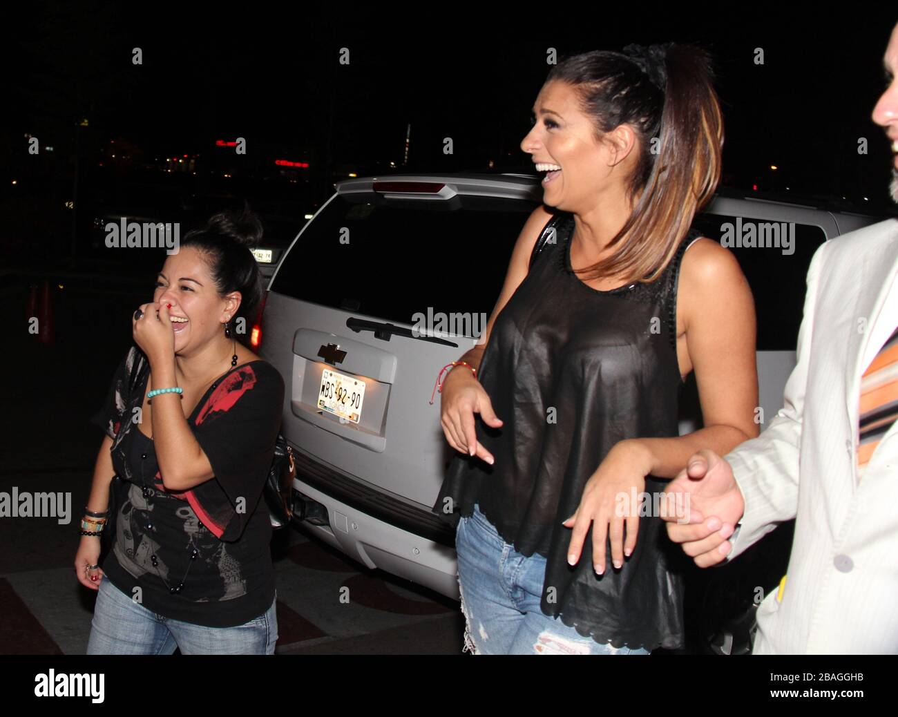 Cecilia Galeano captada en su estadia en Hotel Lucarna durante su visita a Hermosillo. 14.okt.2012 C.Marquez/NortePhotoAgency Stockfoto