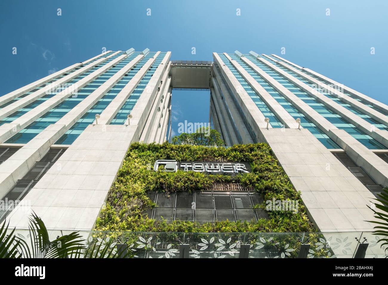 Kuala Lumpur, Malaysia - 28.2019: Das GTower Hotel Kuala Lumpur ist das erste vollständig zertifizierte grüne Hotel in Malaysia. Stockfoto