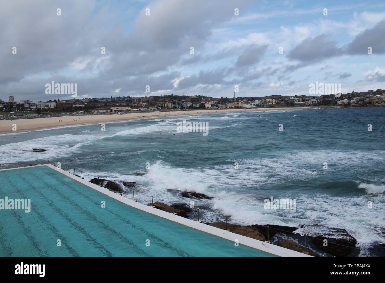 Berühmter Bondi Beach in Sydney, Australien Stockfoto