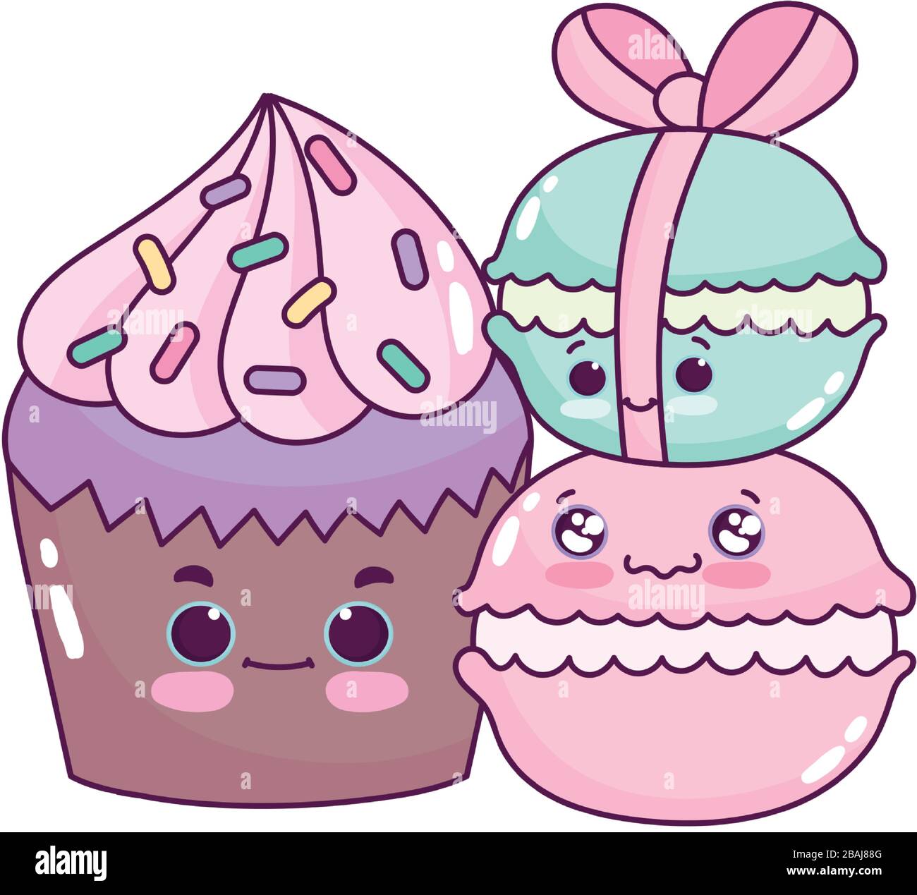 Cartoon Chocolate Cake Party Stockfotos Und Bilder Kaufen Alamy