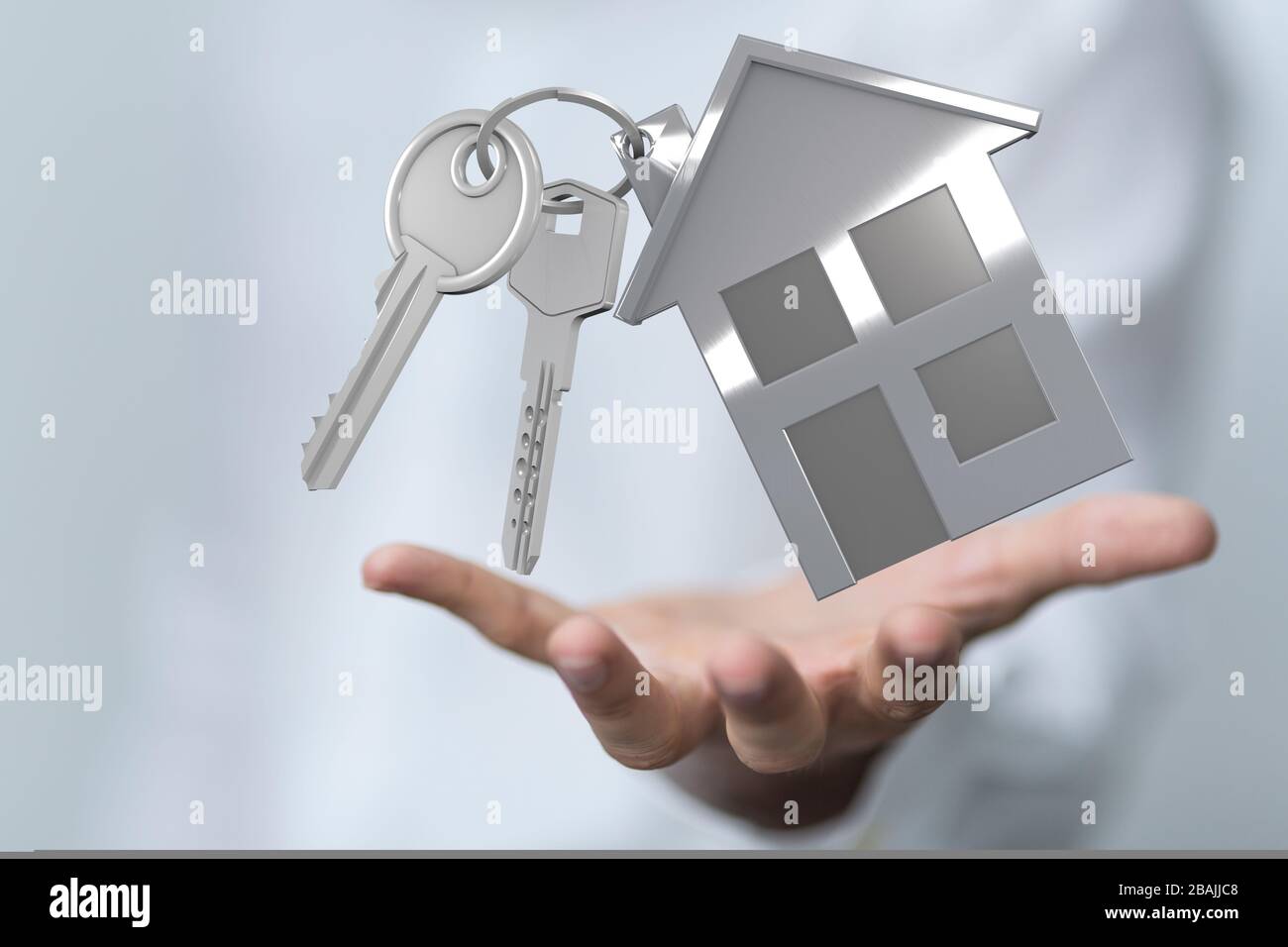 Ein Kaufvertrag für Hauskonzept Stockfoto