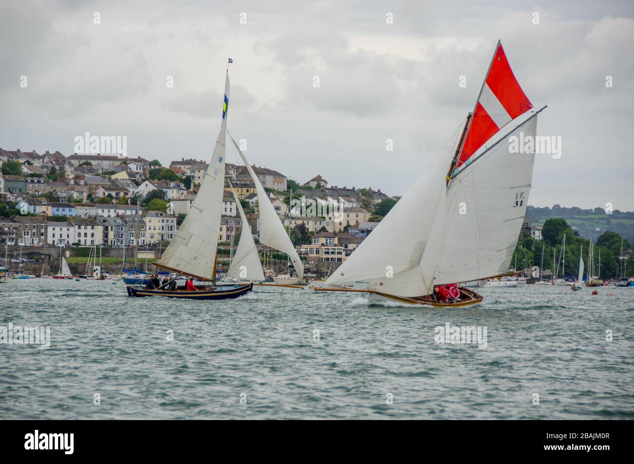 Falmouth in Cornwall, England, Großbritannien Stockfoto