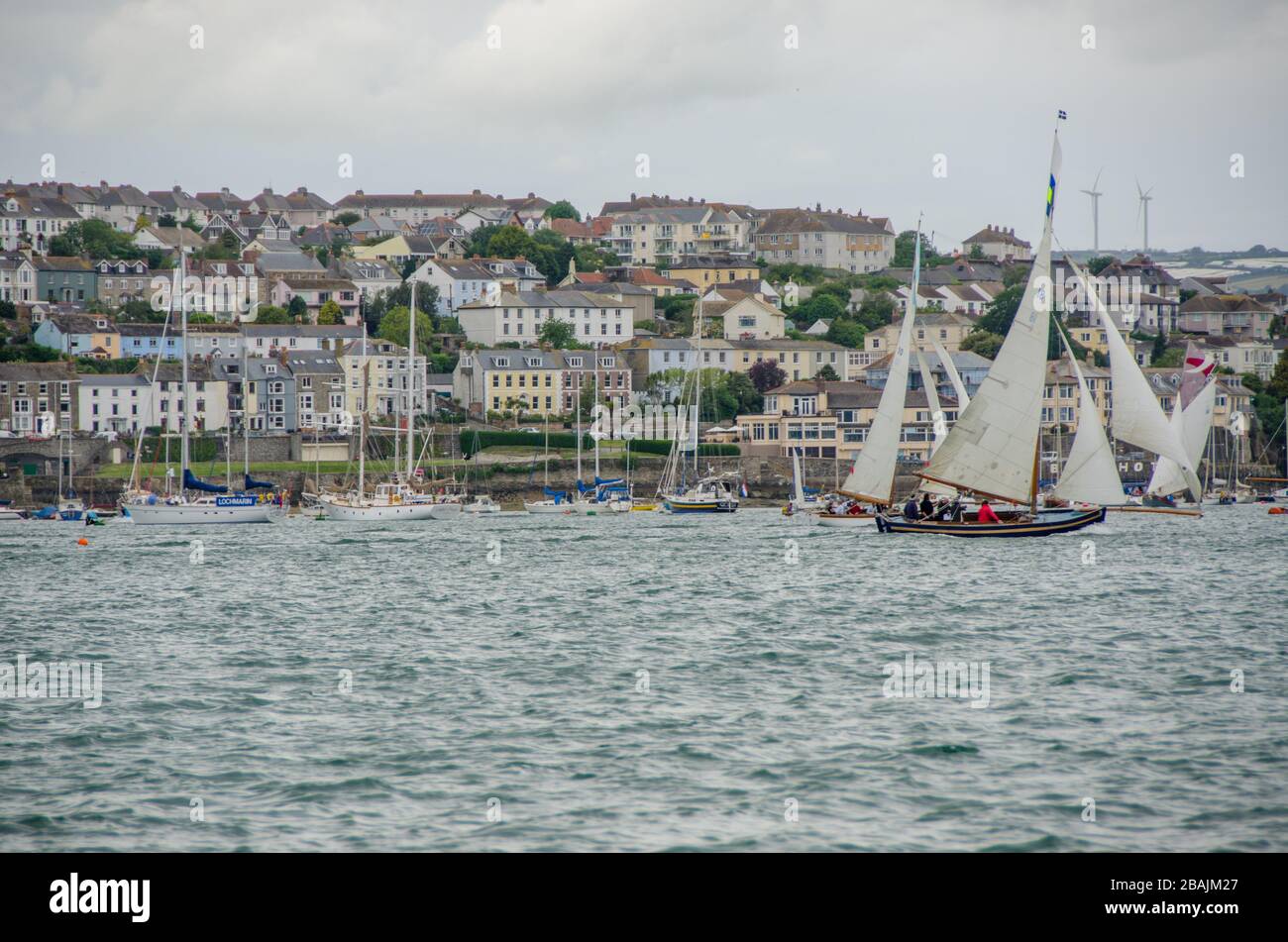 Falmouth in Cornwall, England, Großbritannien Stockfoto