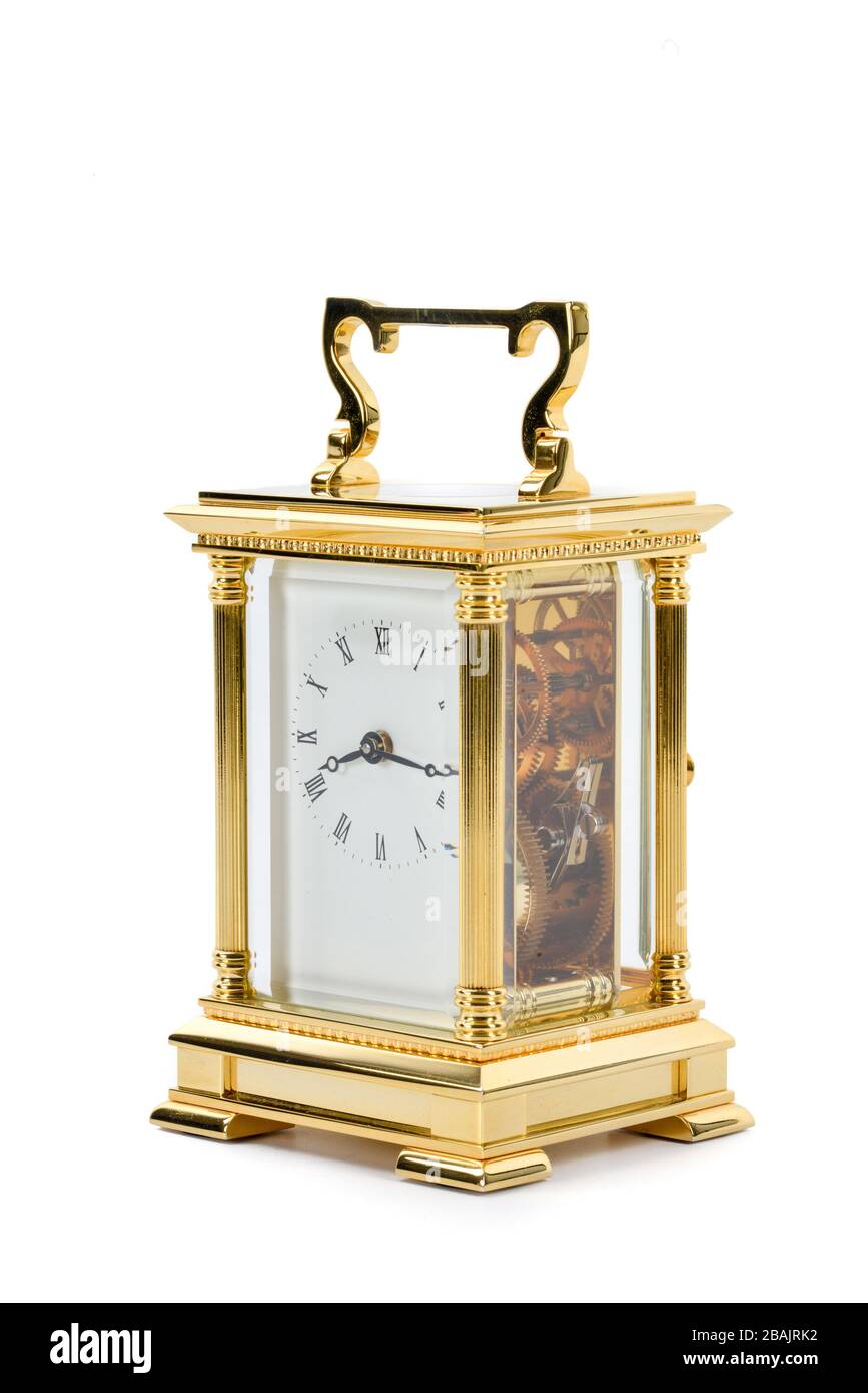 Ein altes Vintage-Uhrendetail Stockfoto