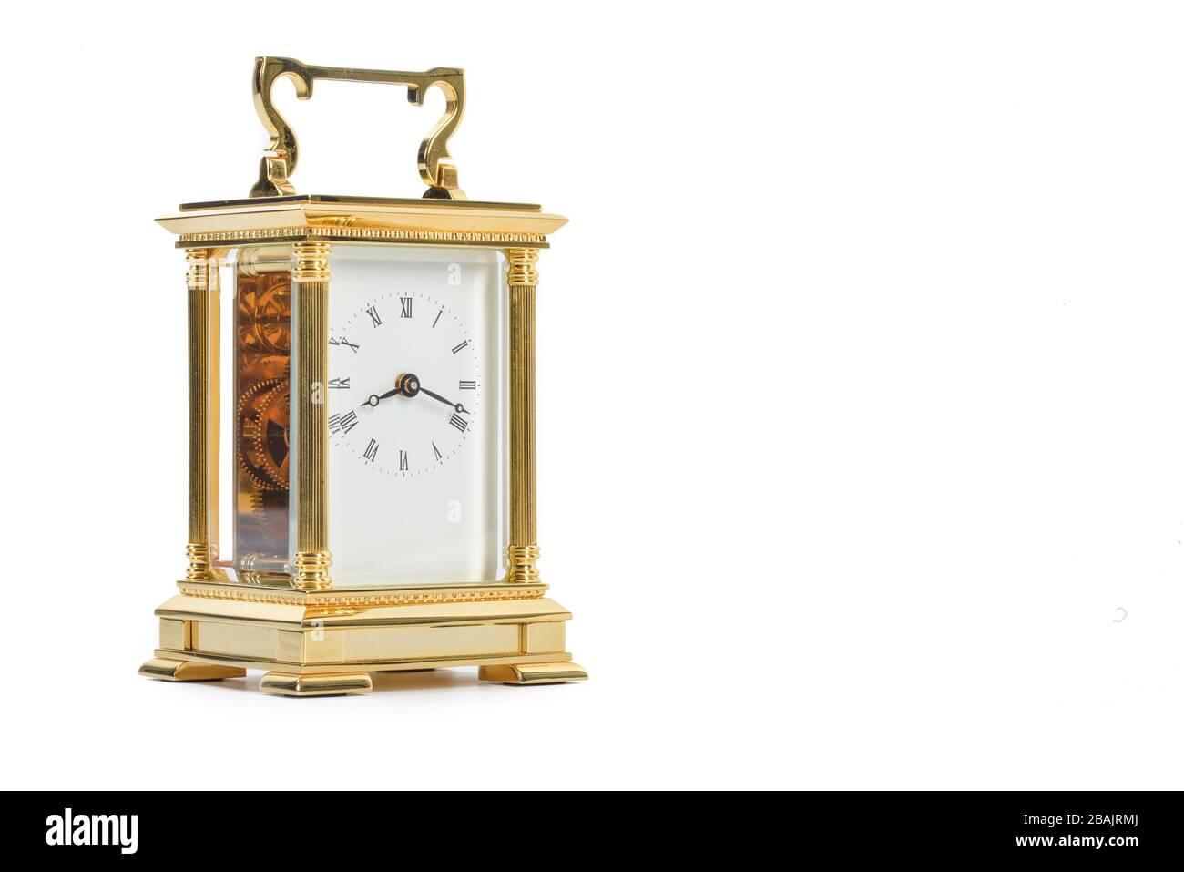 Ein altes Vintage-Uhrendetail Stockfoto