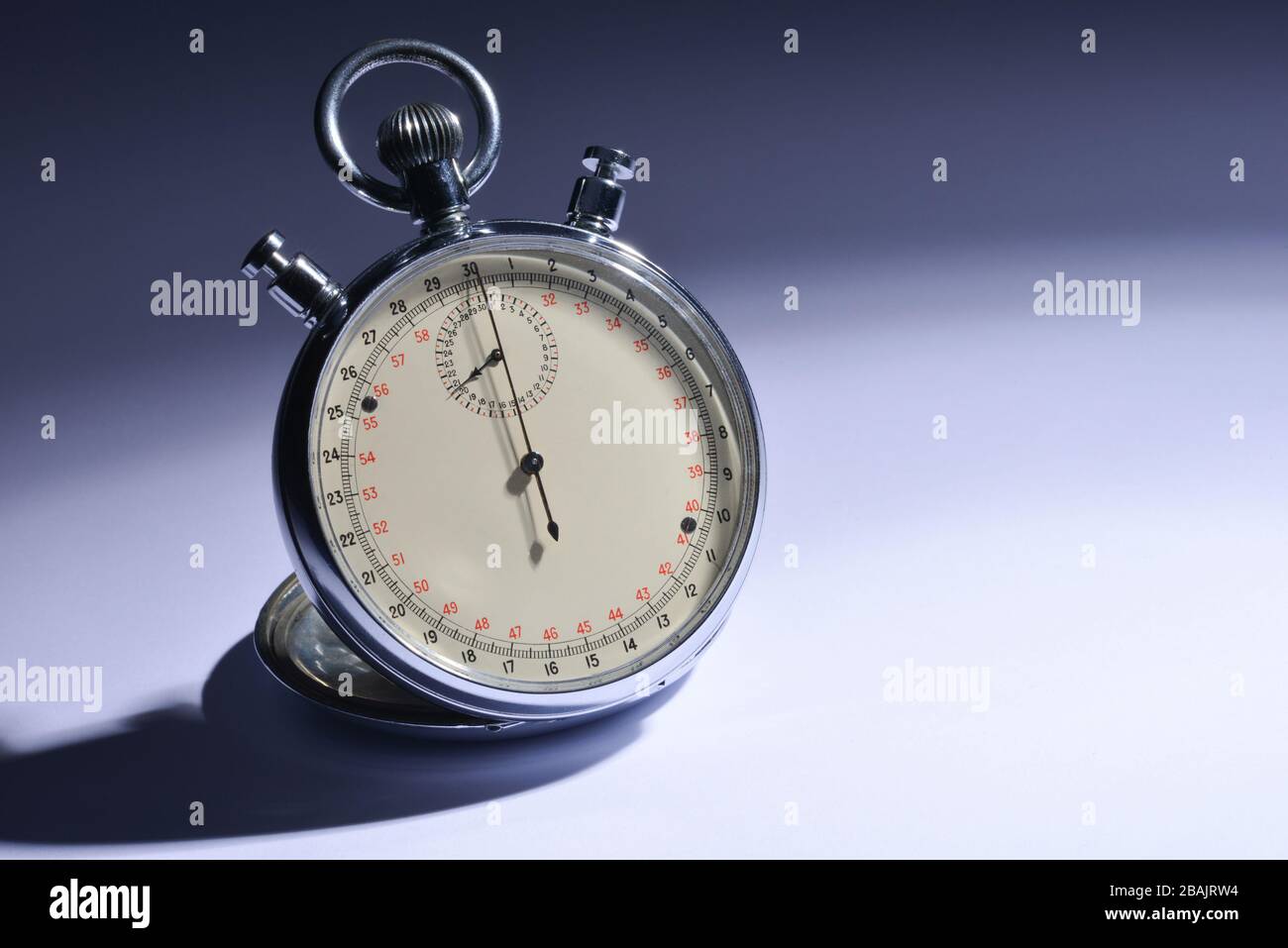 Altes analoges Chronometer im Detail Stockfoto