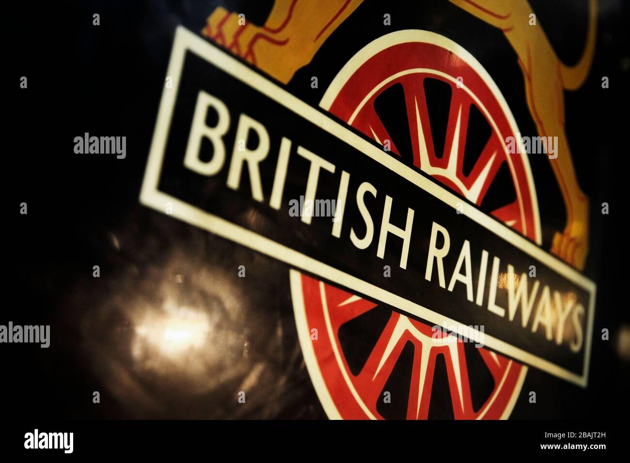 Vintage British Railways Logo. Stockfoto