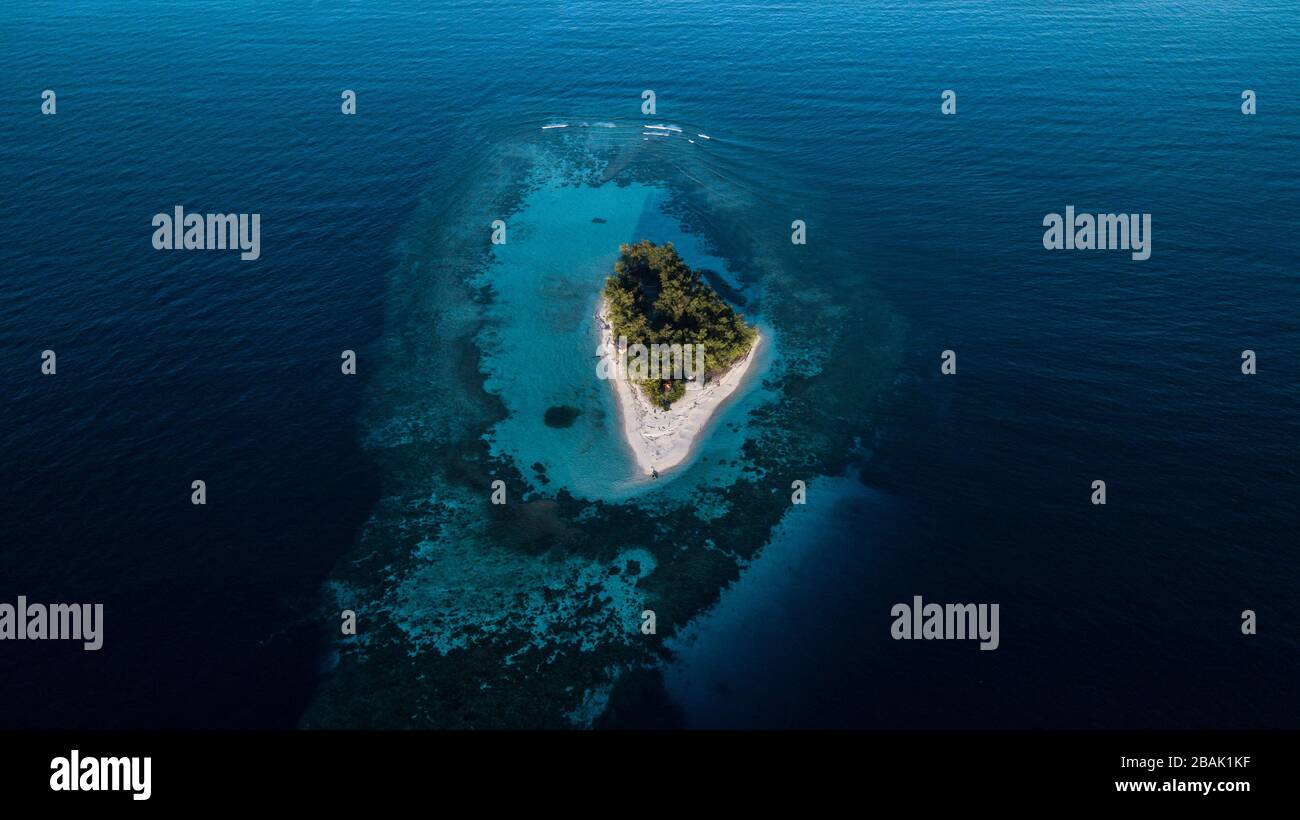 Inseln des Indo Pacific - Luftaufnahmen Stockfoto