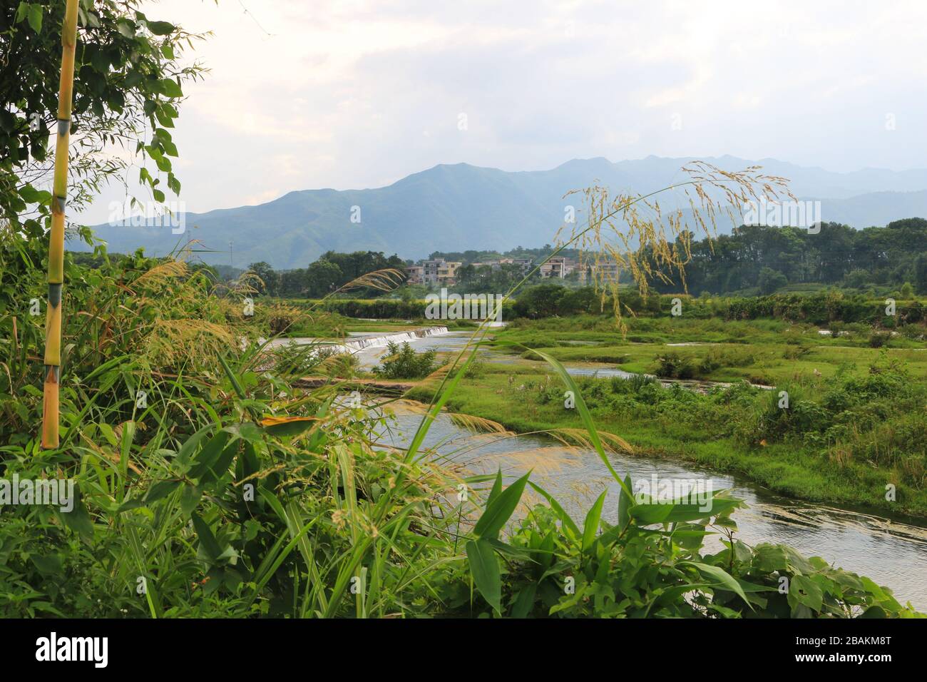 Die ländliche Landschaft Stockfoto