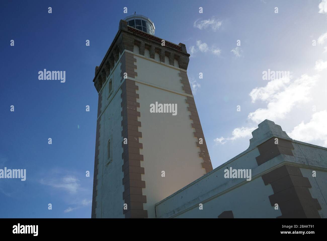 Kap Spartel, marokkanische Atlantikküste, Atlantik, Tanger, Marokko, Nordafrika, Afrika Stockfoto